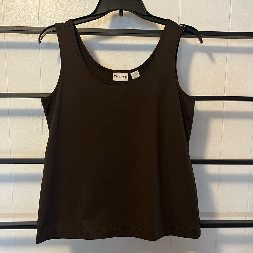 Chico's Black Sleeveless Top, Size 1, EUC, C6
